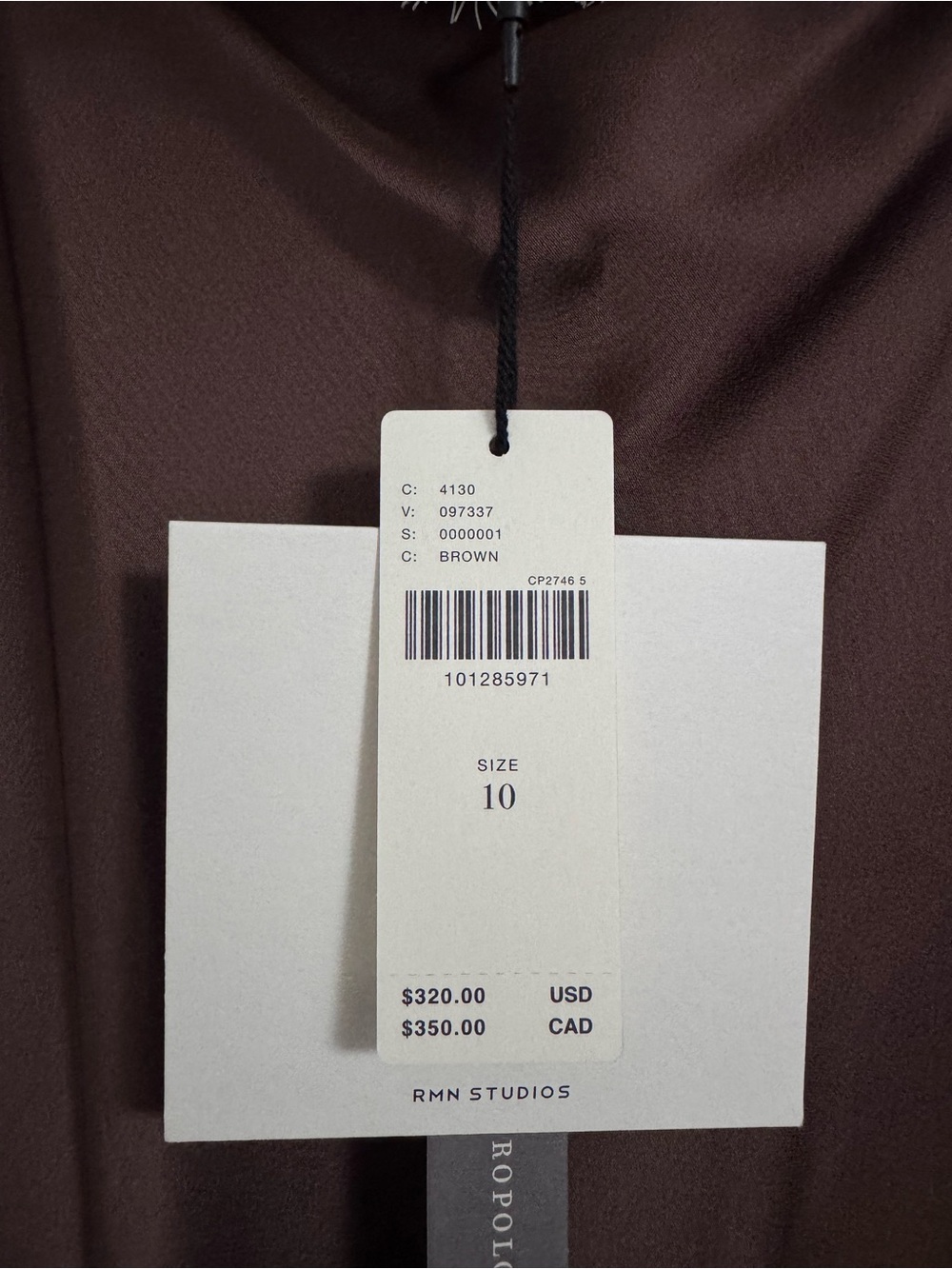 RMN Studio Satin Lace Slip Dress- new! - Picture 8 of 9